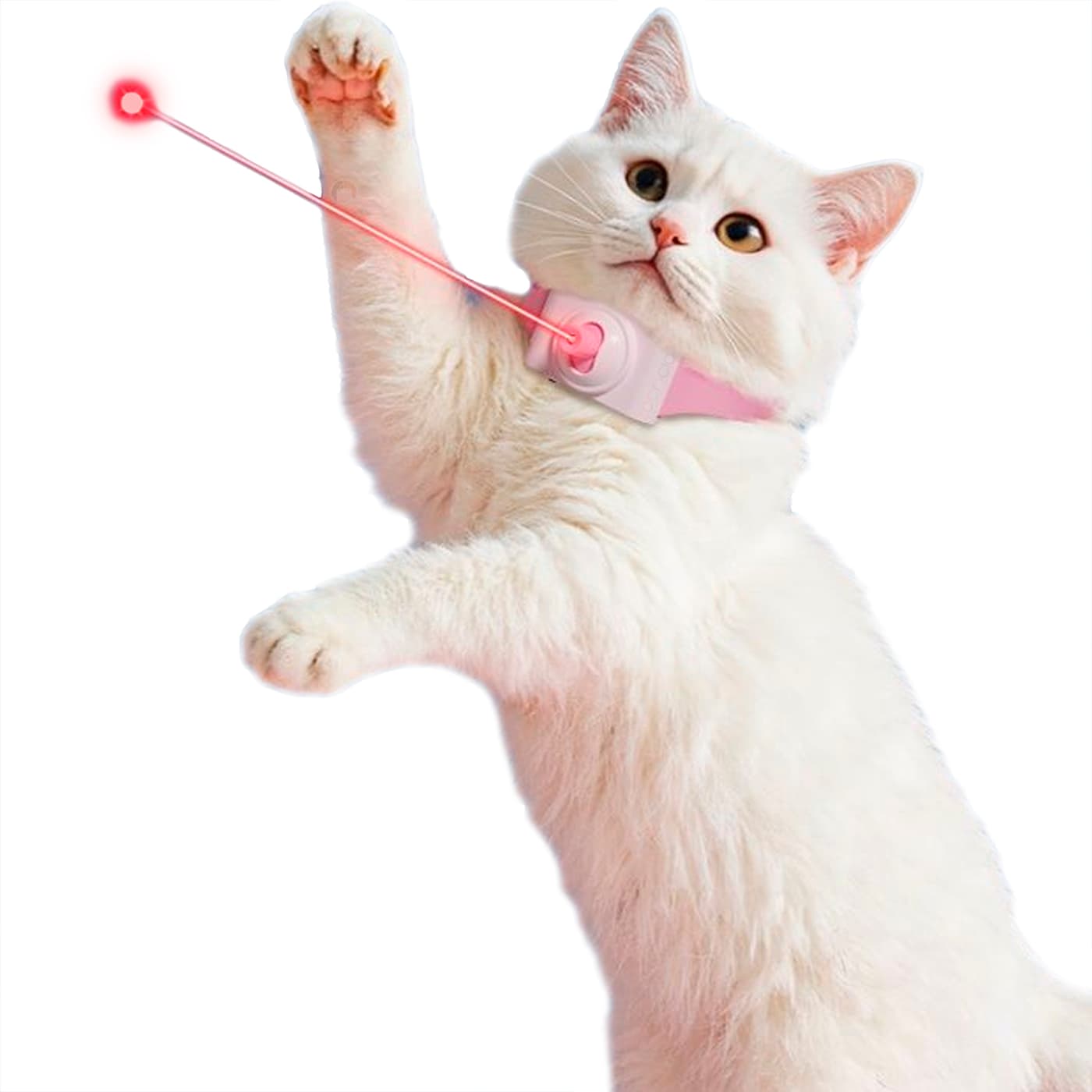 Collar Láser Automático para Gatos | Diversión Interactiva y Ejercicio Diario